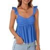 image:imageLYANER Womens Sleeveless Casual Tank TopsRoyal Blue