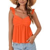 image:imageLYANER Womens Sleeveless Casual Tank TopsOrange