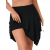 image:imageLYANER Women Stretchy Casual Mini SkirtBlack