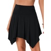 image:imageLYANER Women Stretchy Casual Mini SkirtBlack