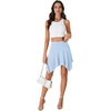 image:imageLYANER Women Stretchy Casual Mini SkirtLight Blue
