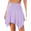 image:imageLYANER Women Stretchy Casual Mini SkirtLight Purple