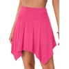 image:imageLYANER Women Stretchy Casual Mini SkirtRose