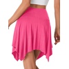 image:imageLYANER Women Stretchy Casual Mini SkirtRose