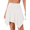 image:imageLYANER Women Stretchy Casual Mini SkirtWhite