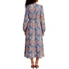 image:imageLYANER Womens Boho Tie Waist Casual Long DressBlue
