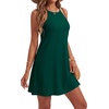 image:imageLYANER Womens Halter Neck Mini DressDark Green