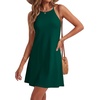 image:imageLYANER Womens Halter Neck Mini DressDark Green