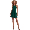 image:imageLYANER Womens Halter Neck Mini DressDark Green