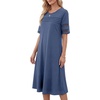 image:imageLYANER Womens Hollow Out Casual DressDark Blue