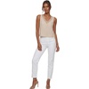 image:imageLYANER Womens Lace Trim V Neck Tank TopsBeige
