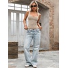 image:imageLYANER Womens Ribbed Knit Sexy Tank TopsGreige