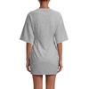 image:imageLYANER Womens Round Neck Half Sleeve Cute Mini DressGray
