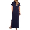 image:imageLYANER Womens Side Split Beach Vacation Long DressNavy Blue