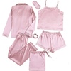 image:imageLYANER Womens Silky Satin Pajamas SetBaby Pink