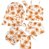 image:imageLYANER Womens Silky Satin Pajamas SetDaisy Orange