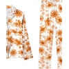 image:imageLYANER Womens Silky Satin Pajamas SetDaisy Orange