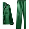 image:imageLYANER Womens Silky Satin Pajamas SetDark Green