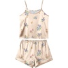 image:imageLYANER Womens Silky Satin Pajamas SetFloral Multicolored