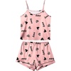 image:imageLYANER Womens Silky Satin Pajamas SetHeart Pink