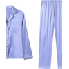 image:imageLYANER Womens Silky Satin Pajamas SetLight Violet