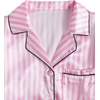 image:imageLYANER Womens Silky Satin Pajamas SetStriped Pink