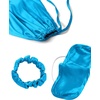 image:imageLYANER Womens Silky Satin Pajamas SetTeal Blue