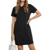image:imageLYANER Womens Summer Weekend Casual Mini DressBlack