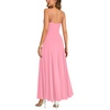 image:imageLYANER Womens V Neck Casual Maxi DressDark Pink