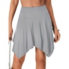 image:imageLYANER Women Stretchy Casual Mini SkirtGray
