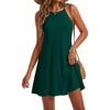 image:imageLYANER Womens Halter Neck Mini DressDark Green