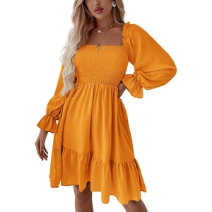 image:imageLYANER Womens Shirred Party Mini DressGinger