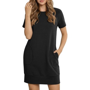 image:imageLYANER Womens Summer Weekend Casual Mini DressBlack