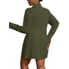 image:imageLYANER Womens Collared Deep V Neck Sexy TopsAmy Green