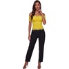 image:imageLYANER Womens Sheer Floral Lace Y2k BlouseBright Yellow