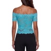 image:imageLYANER Womens Sheer Floral Lace Y2k BlouseLake Blue