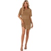 image:imageLYANER Womens Sheer Mesh Sexy Blouse TopsLight Brown01