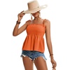 image:imageLYANER Womens Tie Shoulder Cute Cami BlouseOrange