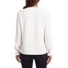 image:imageLYANER Womens Ruched V Neck Casual Blouse TopsWhite