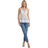 image:imageLYANER Womens Sheer Floral Lace Boho Peplum TopsWhite