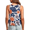 image:imageLYANER Womens V Neck Casual Tank TopOceanic Blue