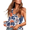 image:imageLYANER Womens V Neck Casual Tank TopOceanic Blue