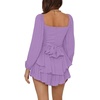 image:imageLYANER Womens Lantern Long Sleeve JumpsuitLight Purple