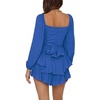 image:imageLYANER Womens Lantern Long Sleeve JumpsuitSolid Blue